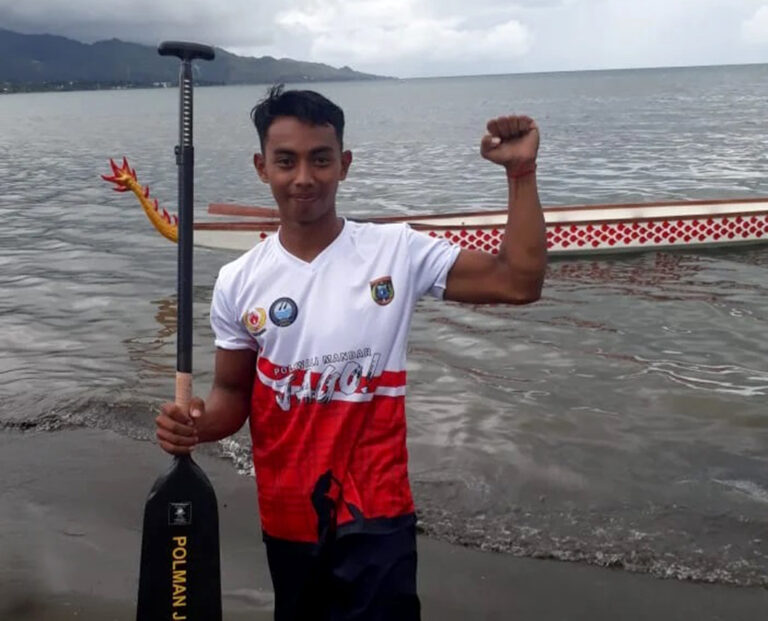 Atlet Dayung Polman Raih Emas Pertama Porprov IV Sulbar