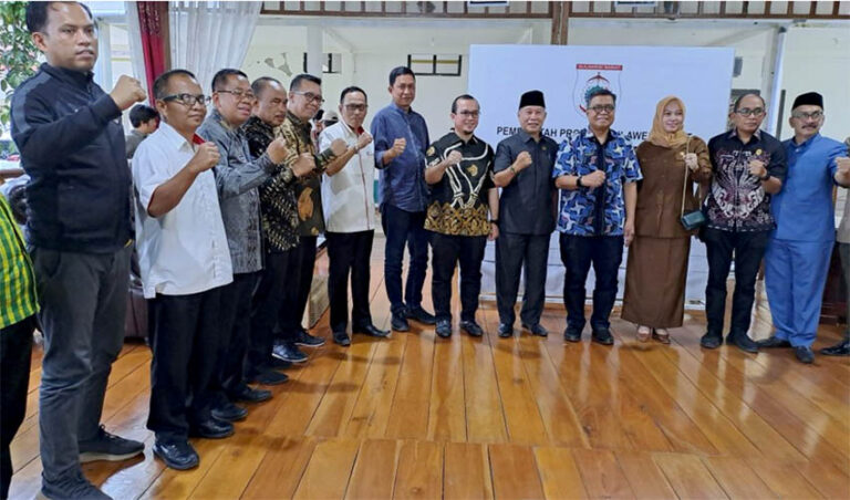 Rancang Pembangunan Sarana Pendukung Porprov V, Sekkab dan Ketua DPRD Mateng Dialog dengan Sekprov Sulbar