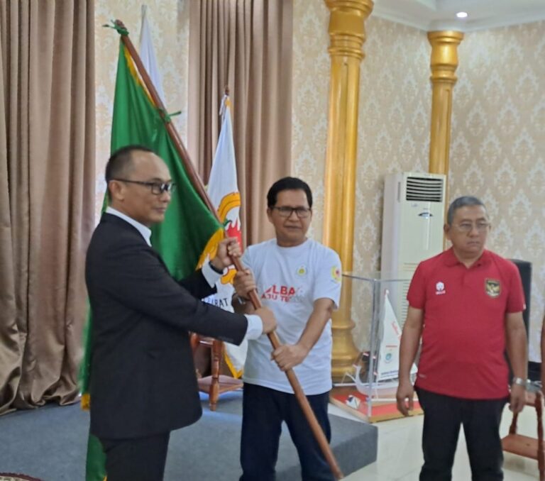 Pelepasan Tim Atlit Sepak Takraw Sulbar Mengikuti Pra-PON, Prof Zudan: Pentingnya Semangat dan Sportivitas
