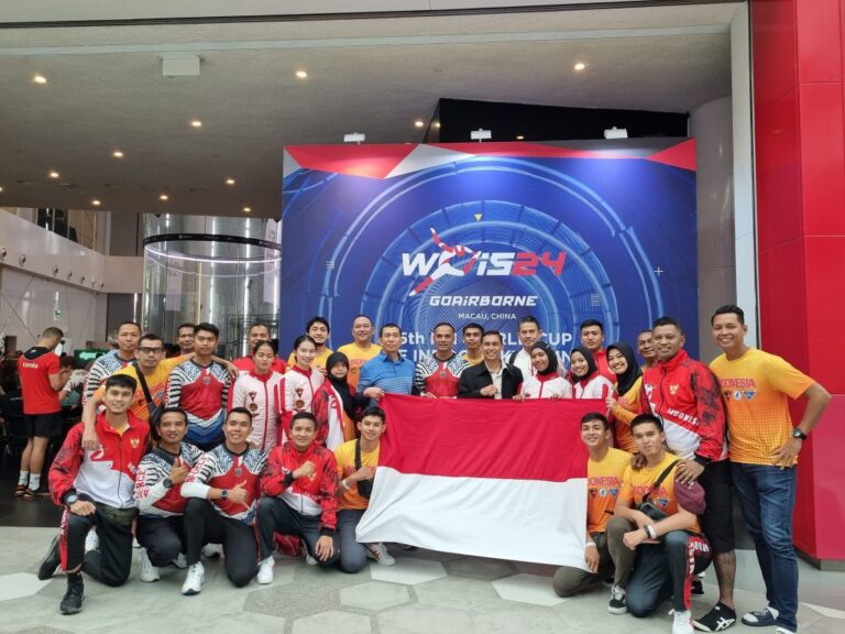 Tim Indoor Skydiving Indonesia Raih Perak dan Perunggu Kejuaraan Asia pada WCIS Macau 2024