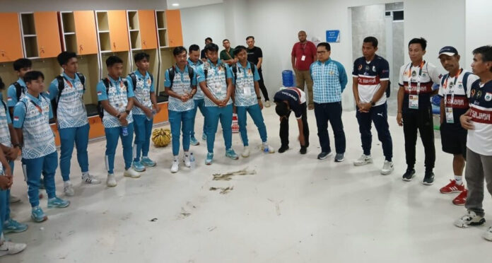 Laga Kedua Hadapi Tuan Rumah Sumut Esok, Pelatih Tim Sepak Bola Sulbar Garansi Stamina Pemain dalam Kondisi Prima - Banniq