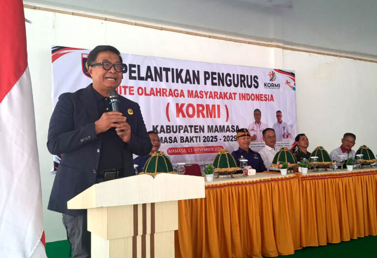 Ketua KORMI Sulbar Bangkitkan Budaya Olahraga Masyarakat Sampai Desa